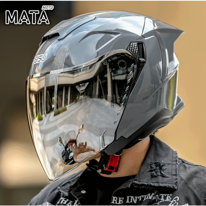 Full Face Motorcycle Helmet With Bluetooth - Nuovo Arrivo: Caschi Moto 3/4 Open