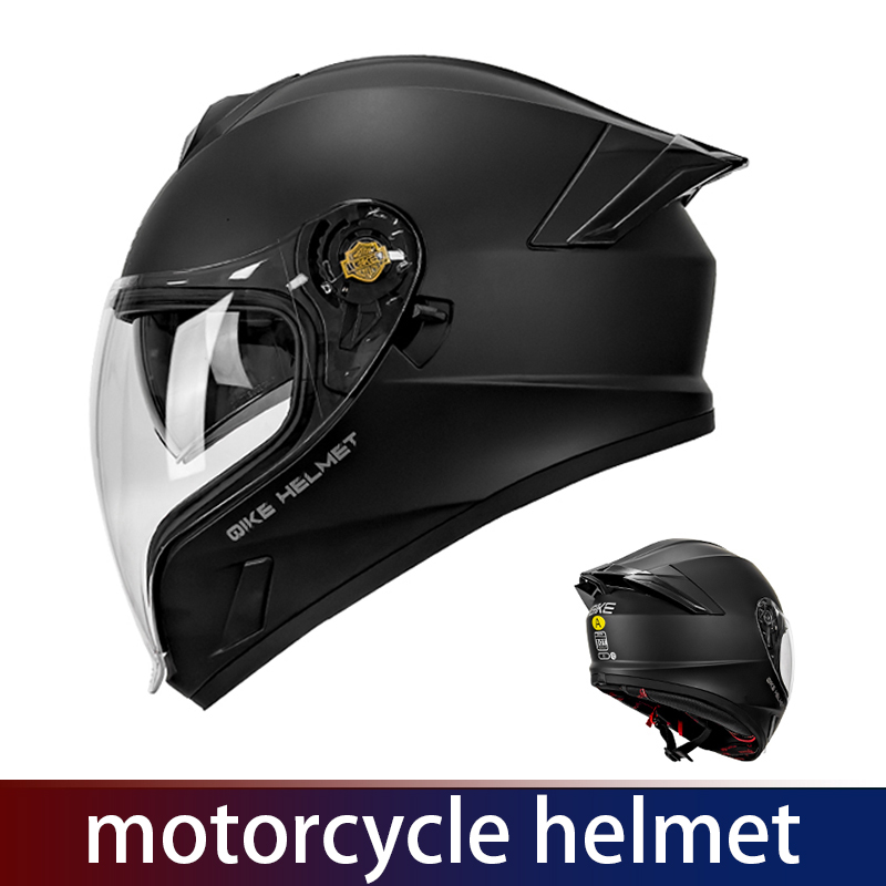 Full Face Motorcycle Helmet With Bluetooth - Casco Aperto Moto Antiappannamento Uomo Donna,
