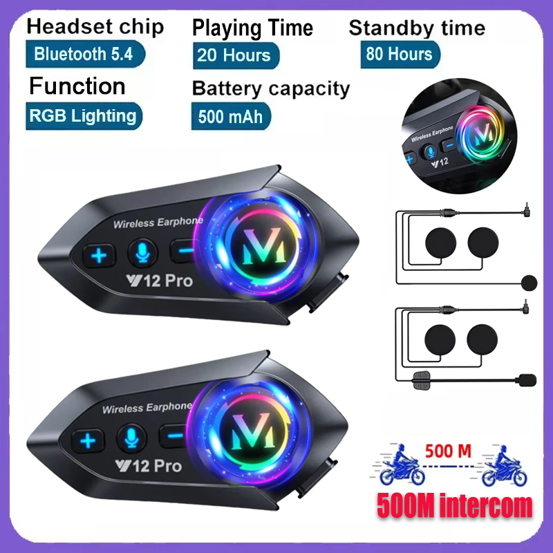Interfono Moto Y20 Pro 1/2x co - Universal Motorcycle Helmet Intercom Headset recensione e prezzo
