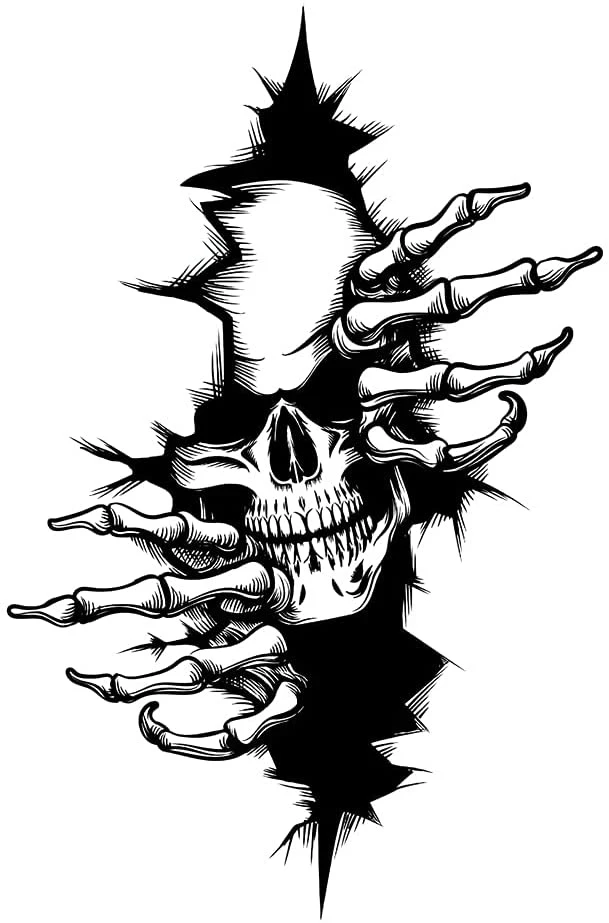 Adesivo scheletro Horror da 15 - Motorcycle Parts recensione e prezzo