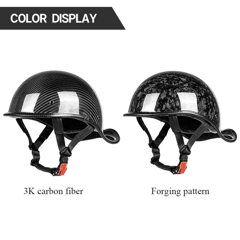 Casco Moto Aperto in Fibra di  - Carbon Fiber Lightweight Motorcycle Helmet recensione e prezzo