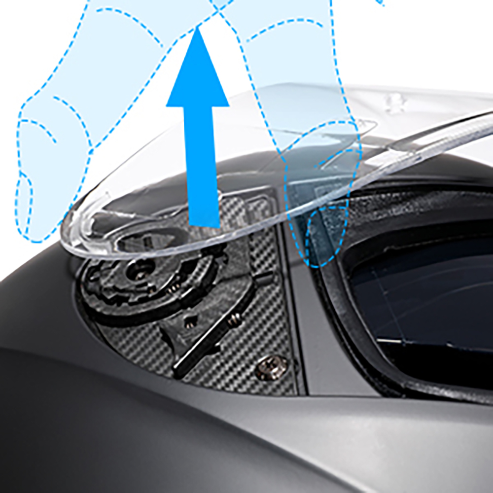 Visiera per Casco CYRIL AH17,  - Carbon Fiber Lightweight Motorcycle Helmet recensione e prezzo